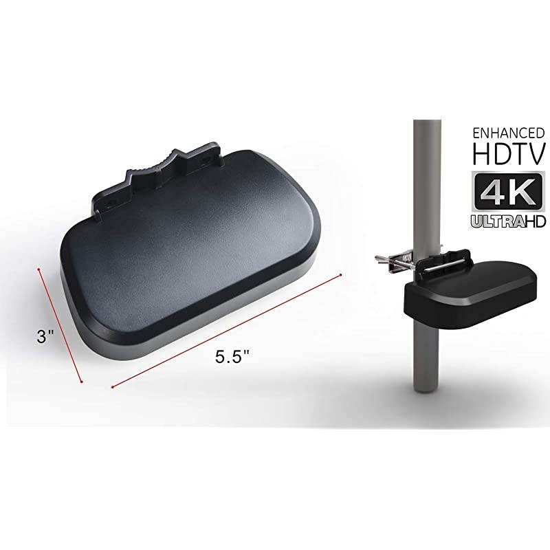 HDTV Preamplifier, TV Antenna Amplifier Signal Booster, HD Digital VHF UHF Amplifier, with 4G LTE Filter