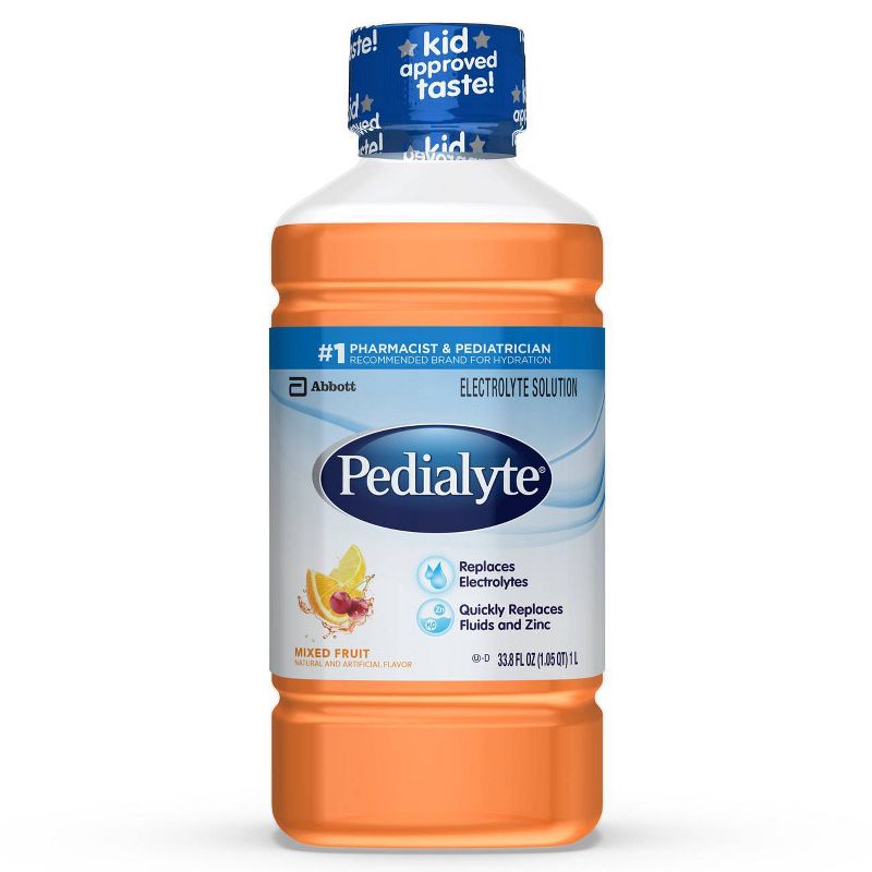 Pedialyte Electrolyte Solution - Mixed Fruit - 33.8 fl oz