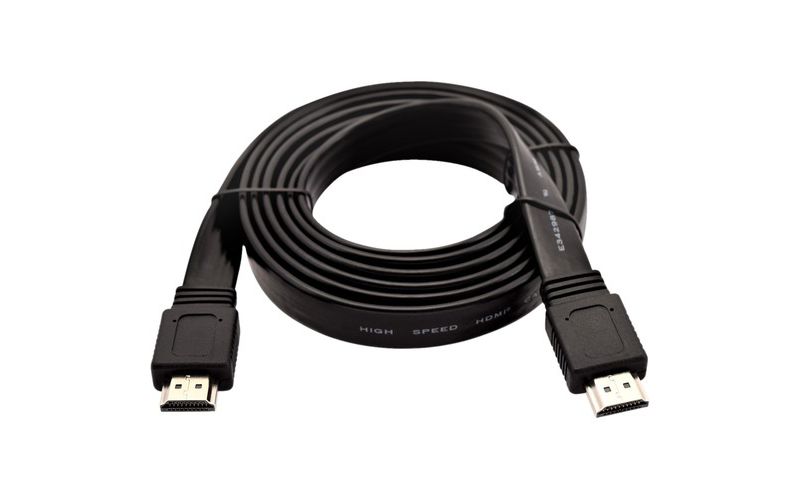 V7 Black Video Cable HDMI Male to HDMI Male 2m 6.6ft - 6.56 ft HDMI A/V Cable for PC, Monitor, Projector, HDTV, Audio/Video Device