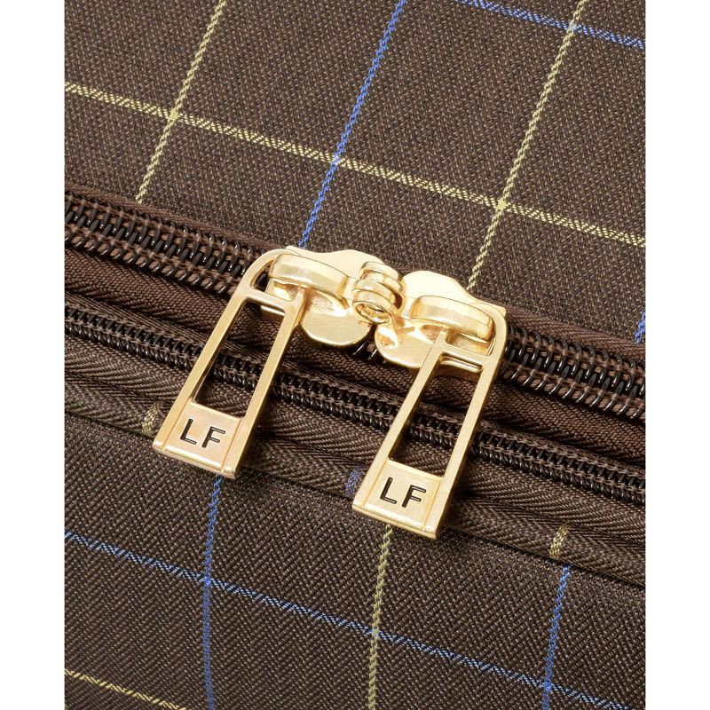 American Tourister 29'' Axion Checked Softside Suitcase - Black