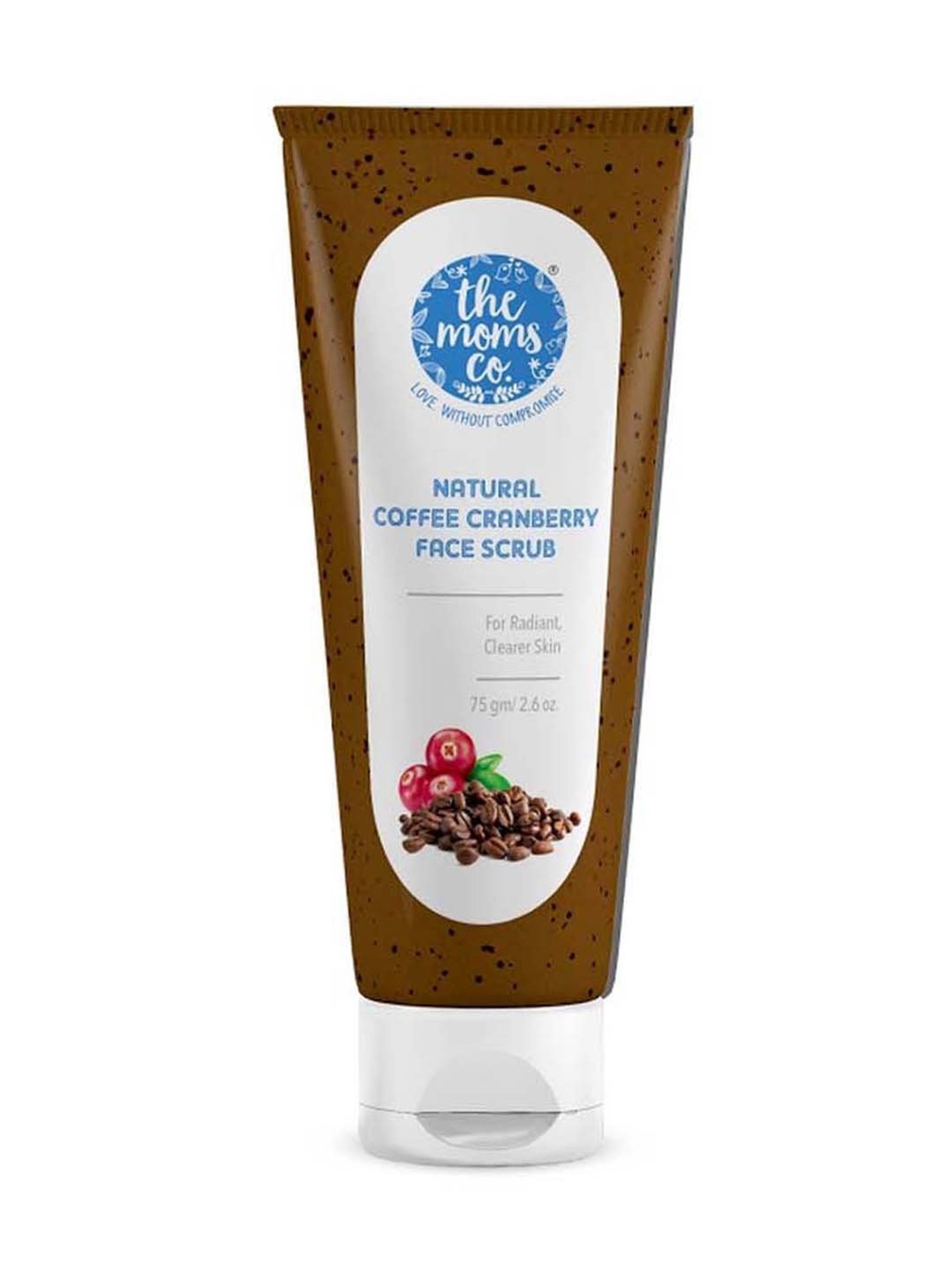 The Moms Co. Natural Coffee Cranberry Face Scrub - 75 gm