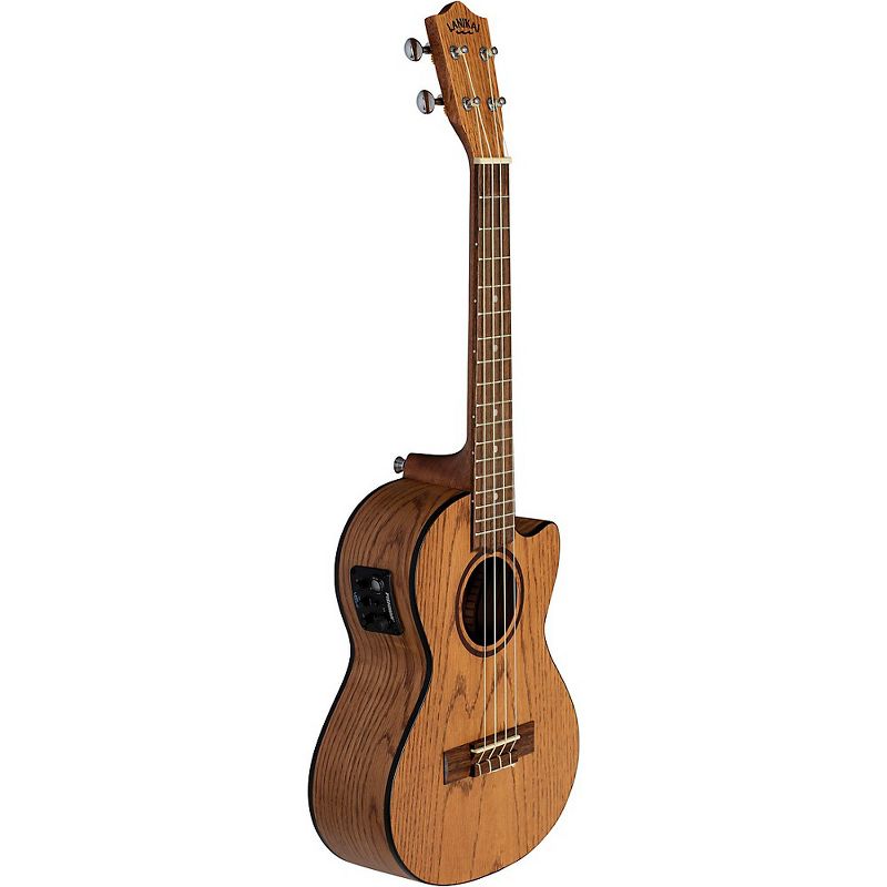Lanikai Oak Acoustic-Electric Tenor Ukulele With Cutaway Natural