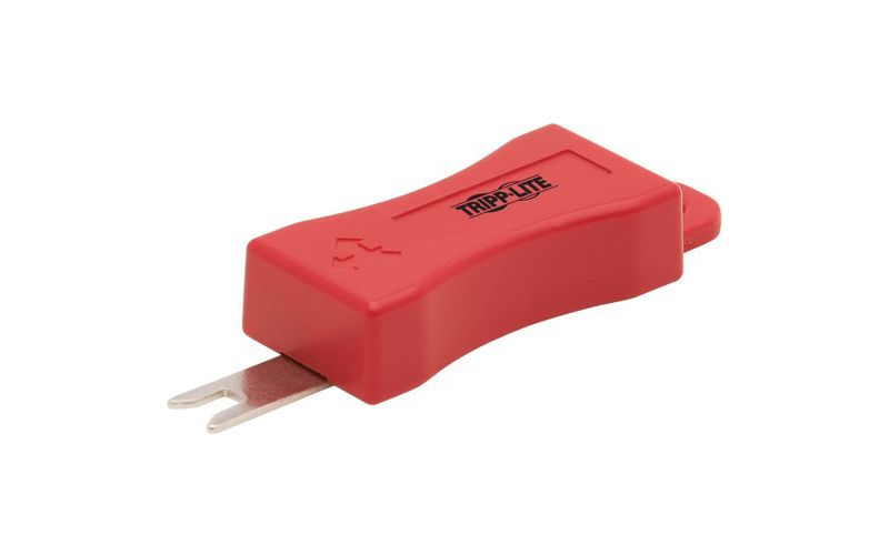 Tripp Lite Security Key, Unlock RJ45 Plug Locks and Locking Inserts, Red, 2-Pack (N2LOCK-Key-RD)