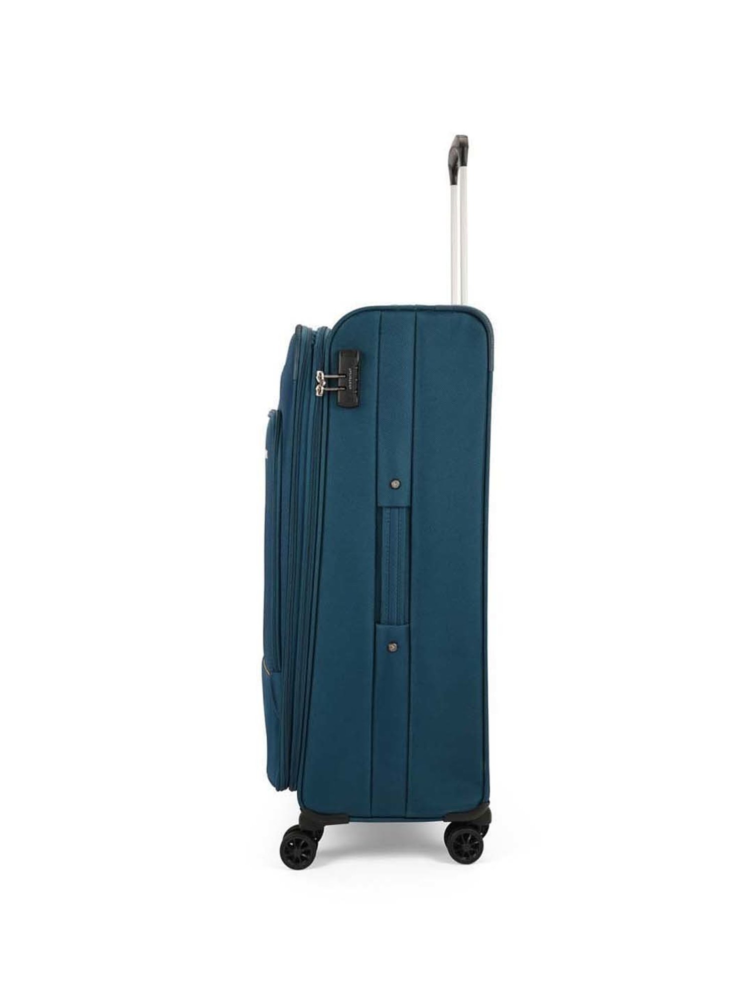 Aristocrat Vitara Blue Solid Soft Large Trolley Bag - 47 cm