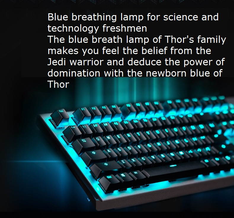 ThundeRobot KG5104 Mechanical Cherry MX Gaming Keyboard, Programmable Brown Switch Wired Keyboard for Gaming with 104 Keys Full Anti-ghosting Keyboard for Windows/iOS, Ideal for Game or Work