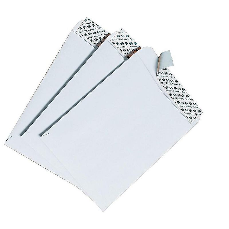 Quality Park Redi Strip Catalog Envelope #55 6 x 9 White 100/Box 44182