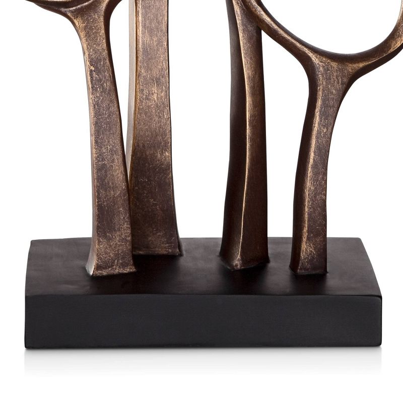 Kensington Hill Abstract Family 19 1/4" High Bronze Sculpture