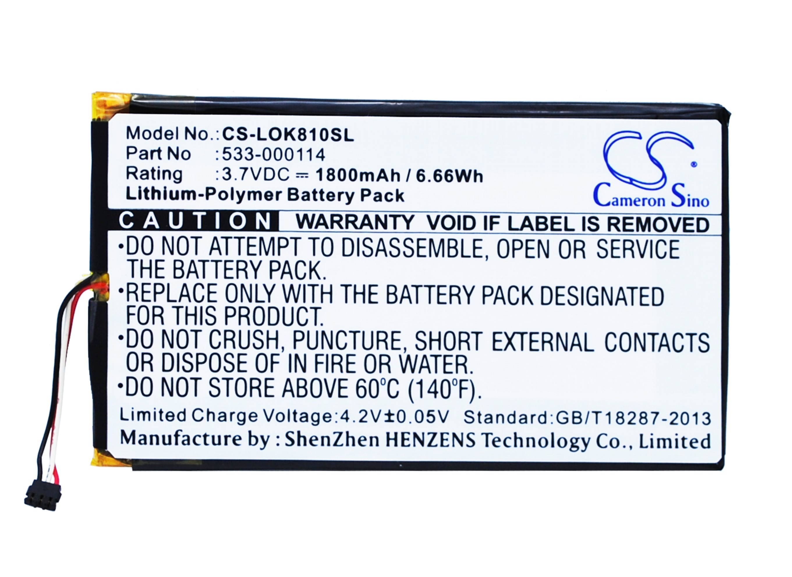 Battery Replacement for Logitech IIIuminated Keyboard K810 K810 533-000114
