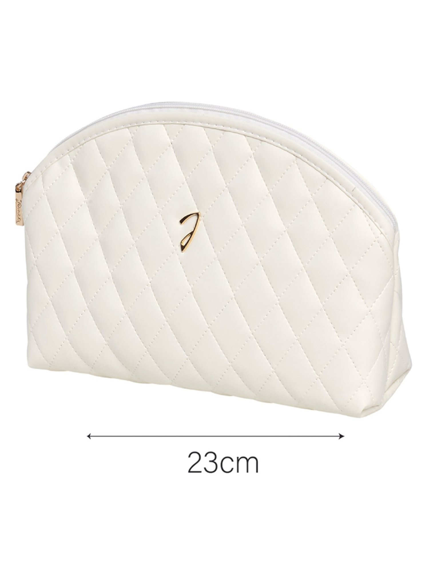 Janeke 1830 Professional Beige Color Large Beauty Bag - 23 cm