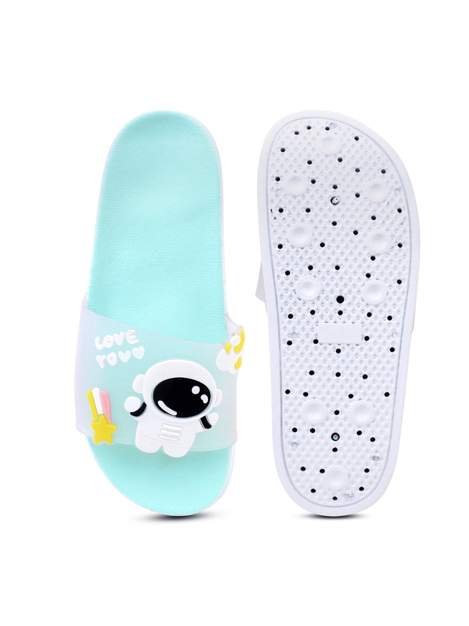 Pampy Angel Women's Blue Slides