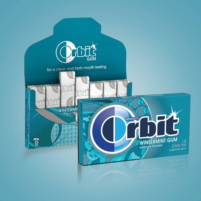 Orbit Wintermint Sugar Free Gum Single Pack - 14 Piece