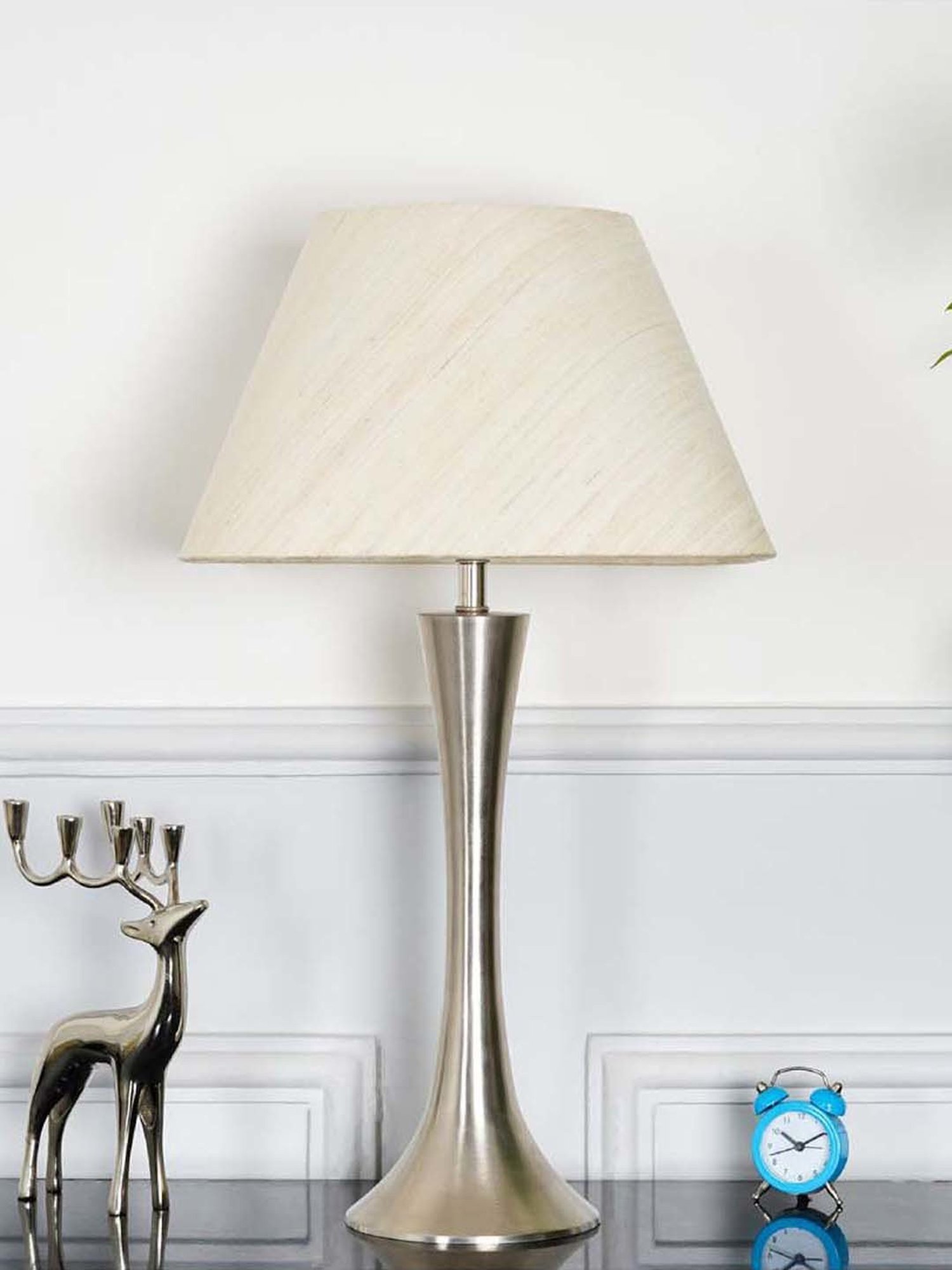 Kapoor E Illuminations Green Study Table Lamp - Set of 1