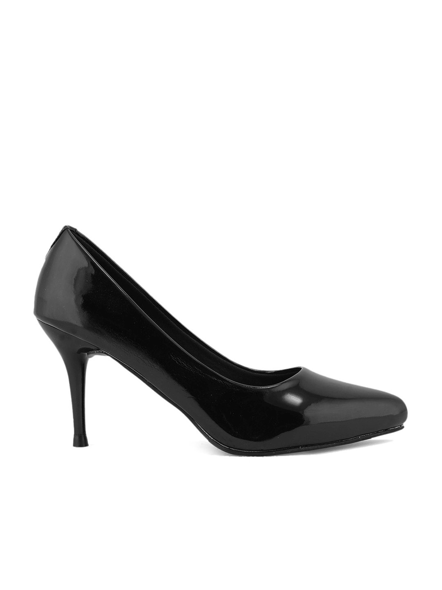 Elle Women's Black Stiletto Pumps