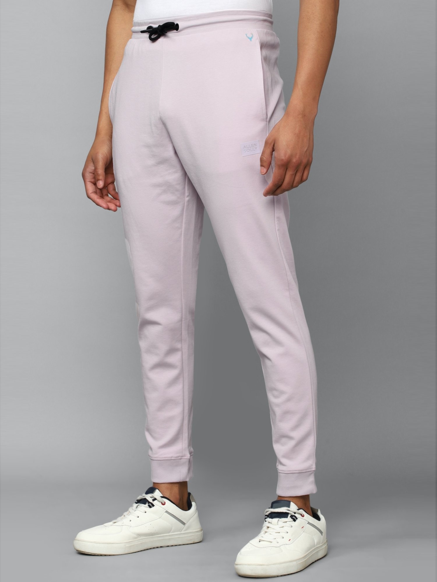 Tribe by Allen Solly Purple Cotton Regular Fit Joggers