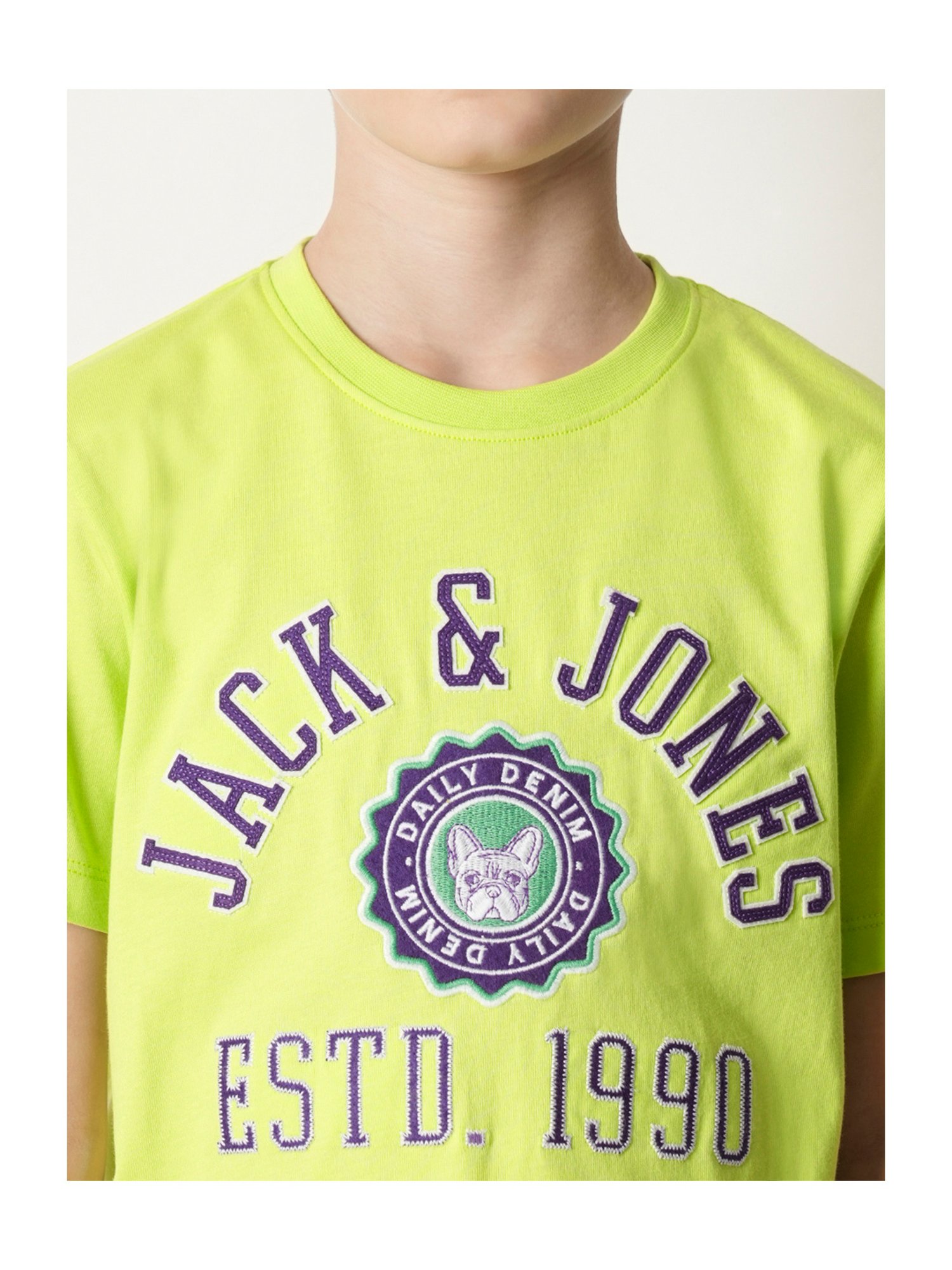 Jack & Jones Junior Green Printed T-Shirt
