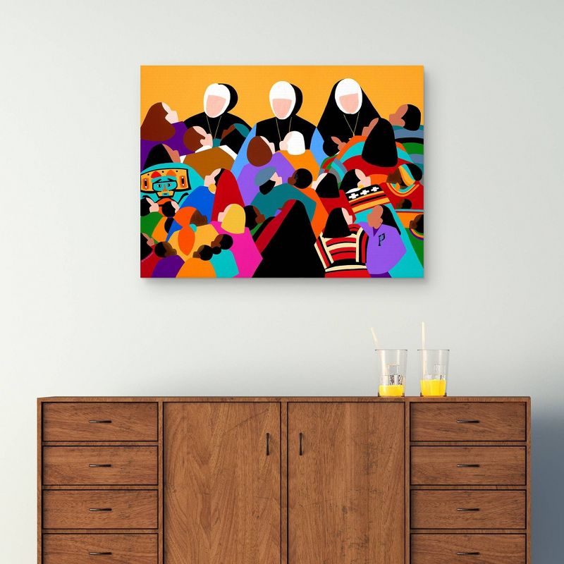 30" x 40" Sisters of Providence by Synthia Saint James Canvas Art Print - Masterpiece Art Gallery