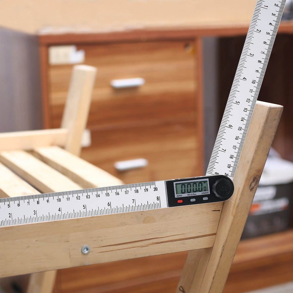 Angle Ruler 360&deg; Electronic Goniometer Protractor Measuring Tool with Hold and Zeroing Function