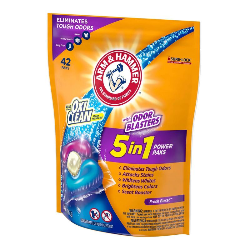 Arm & Hammer Plus OxiClean with Odor Blasters - 42ct