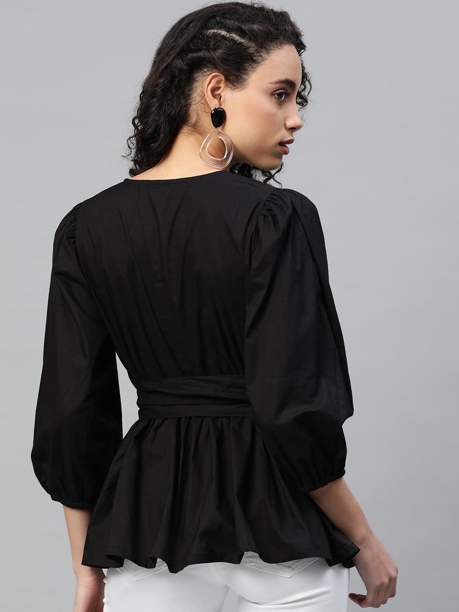 Melon by PlusS Black Regular fit Top