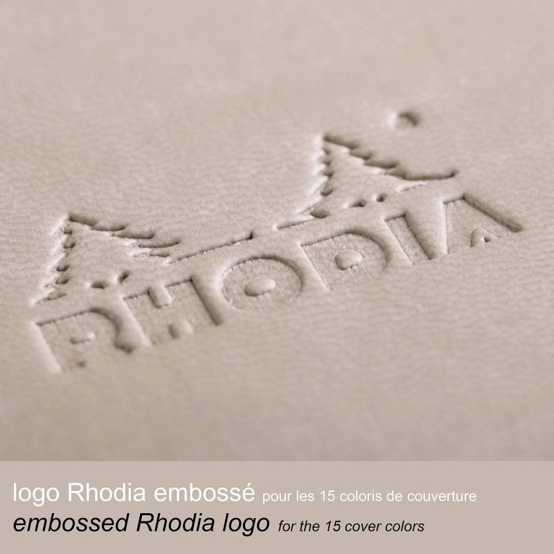 Rhodiarama A6 Lined Notebook Beige