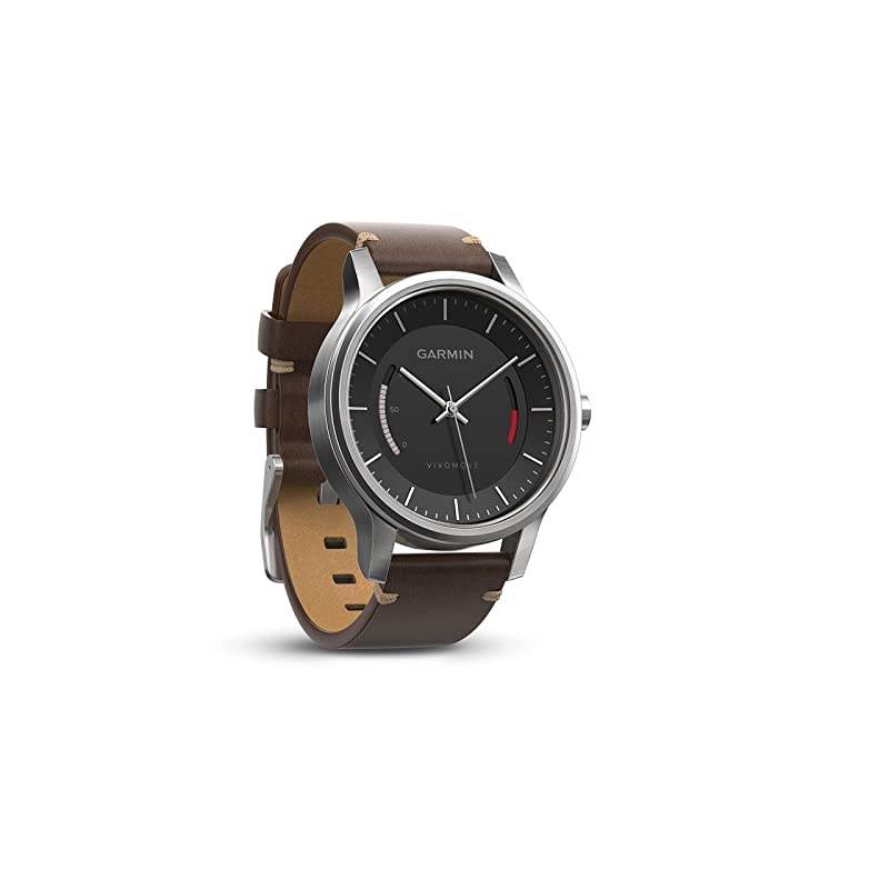 vivomove Premium - Stainless Steel with Leather Band