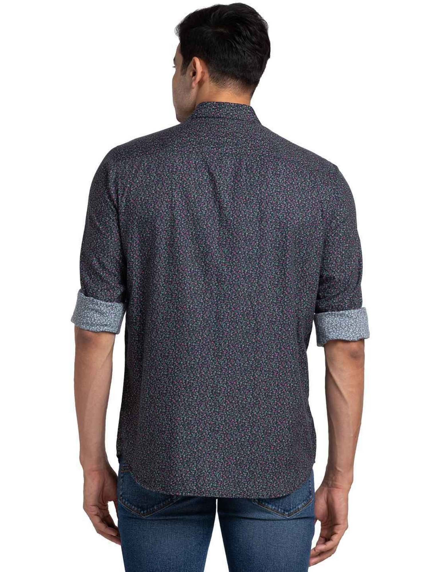 Raymond Muiltcolored Contemporary Fit Printed Shirt