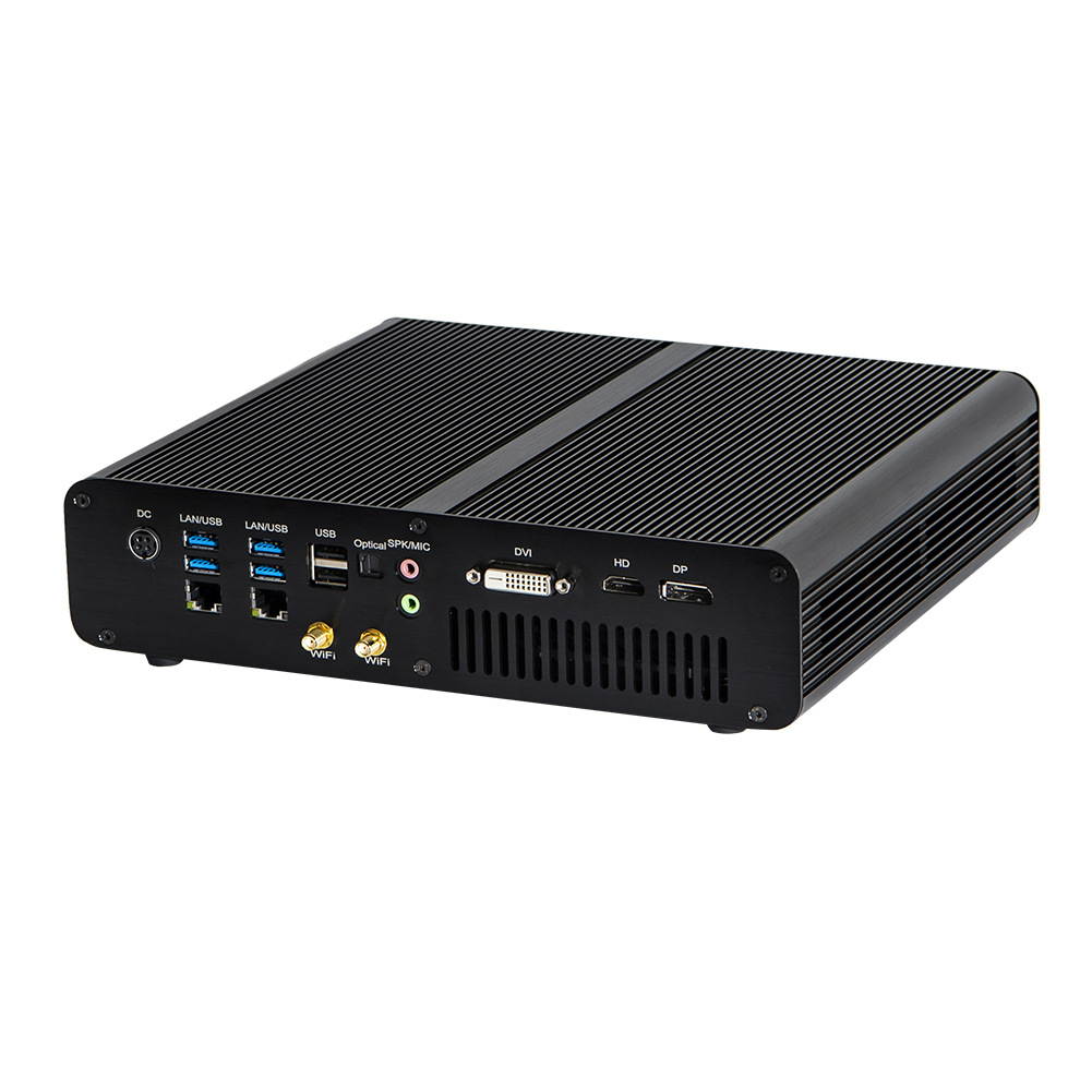 Gaming Mini PC Intel i7-7820HQ/HK GTX 1650 GDDR5 4GB 2*DDR4 M.2 NVME 2LAN Desktop Computer Win10 4K HD-MI2.0 DP DVI Fiber Optic WiFi(16GB Ram 512GB SSD)