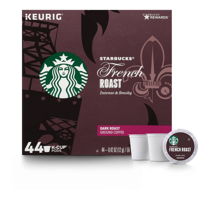 Starbucks French Dark Roast Coffee - Keurig K-Cup Pods - 44ct