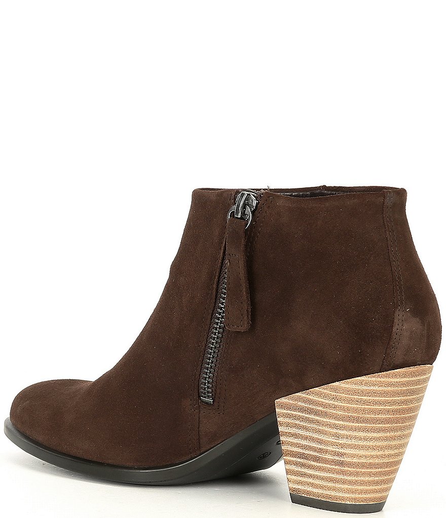 ECCO Shape 55 Western Water Repellent Suede Ankle Boots
