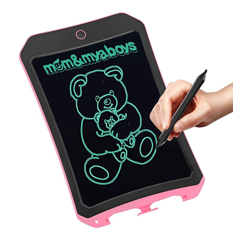 8.5inch LCD Smart Writing Tablet Kids,Electronic Doodle Board Magnetic Drawing Pads for Gifts Toys/Adults Noting(Pink-9)