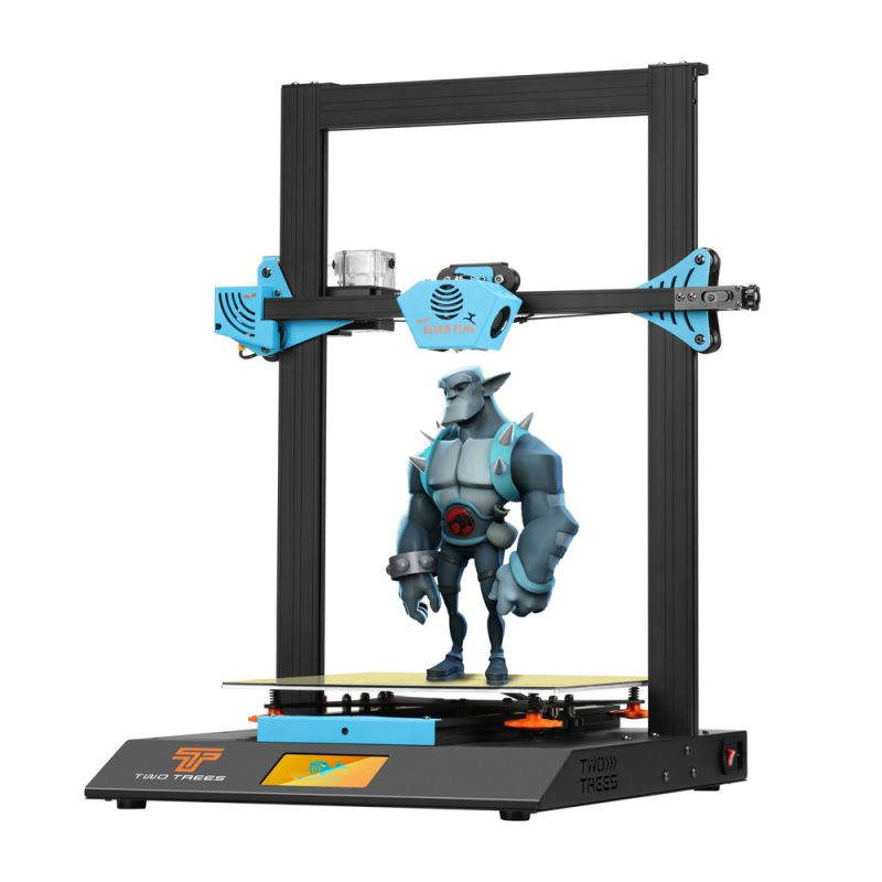 Twotrees Bluer Plus 3D Printer FDM Kit I3 Mega PEI Magnetic Build Plate Large Size Metal Frame BL Touch Screen printing BMG Extruder Free Test PLA Filament 11.81"(L)X11.81"(W)X15.75"(H) Printing Size