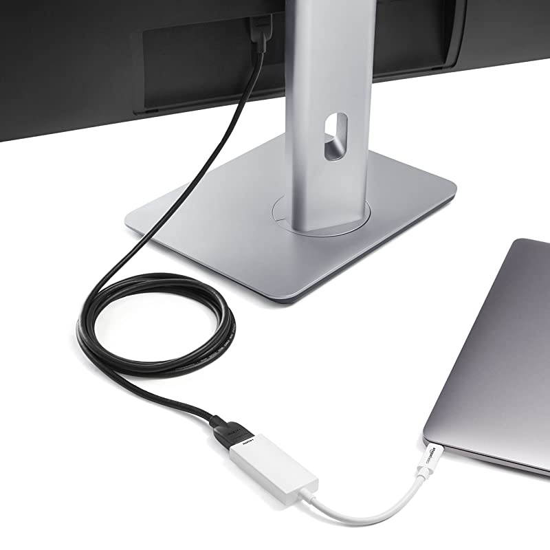 Basics USB 3.1 Type-C to HDMI Adapter - White, 5-Pack