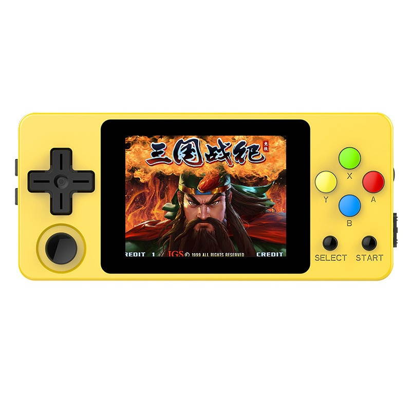 16GB 64Bit Game Console Built-in 2000+ Games Support GB GBA FC SFC NEOGEO MD Games Support for Downloading Games Black