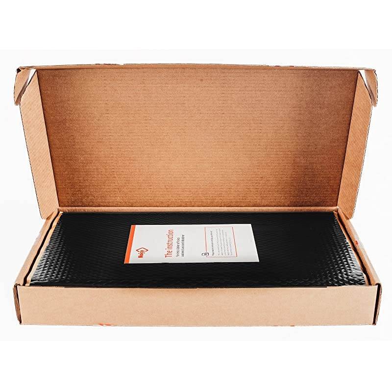 Black 80 Mil 36 Sq Ft Car Sound Deadening butyl automotive deadener restoration mat and Noise dampening insulation