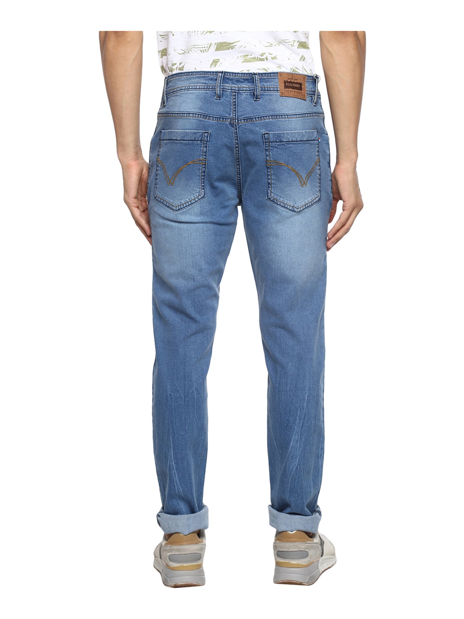 Red Chief Blue Lightly Washed Jeans