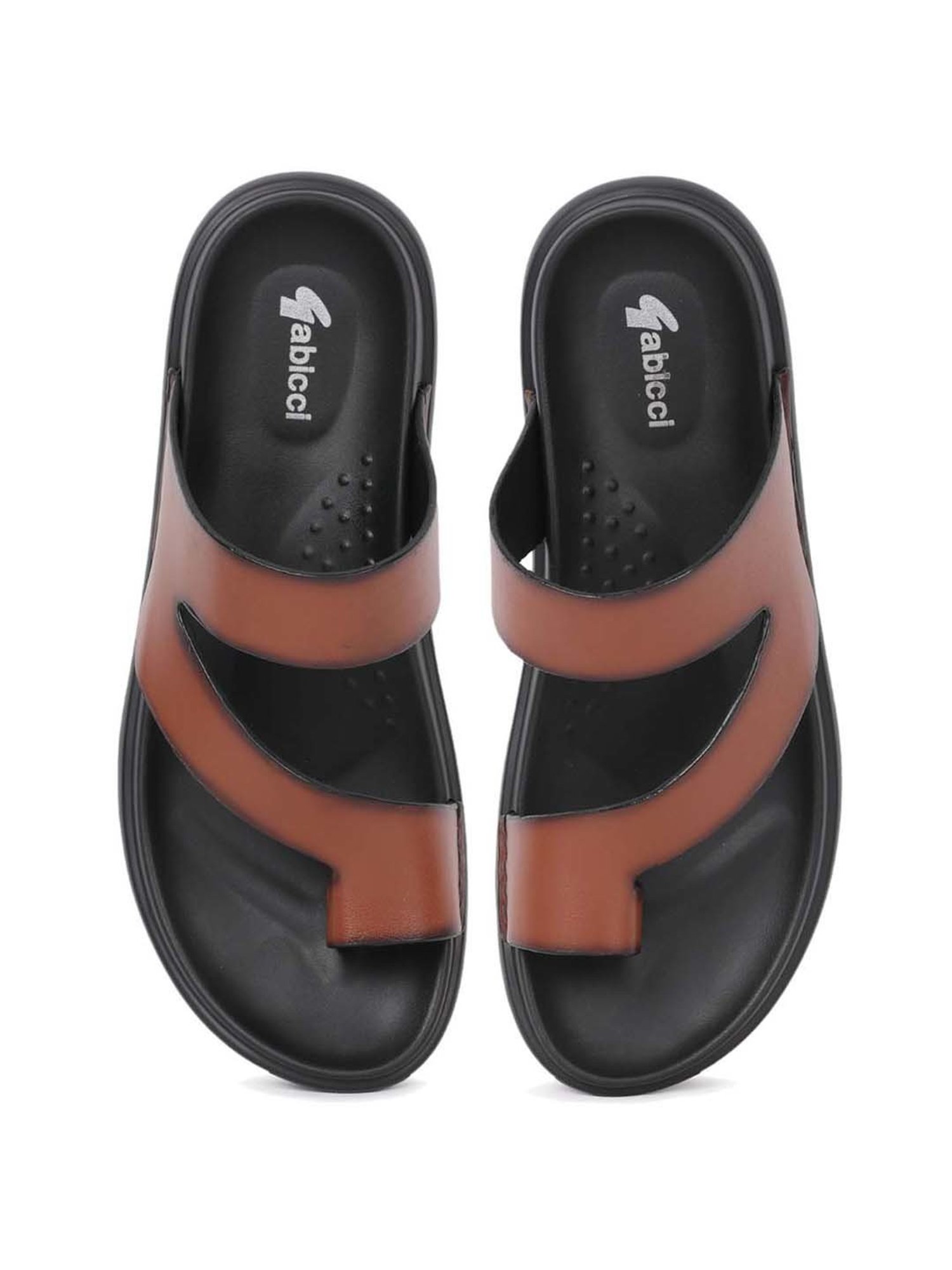 Gabicci Men's Bat Mobile G Tan Toe Ring Sandals