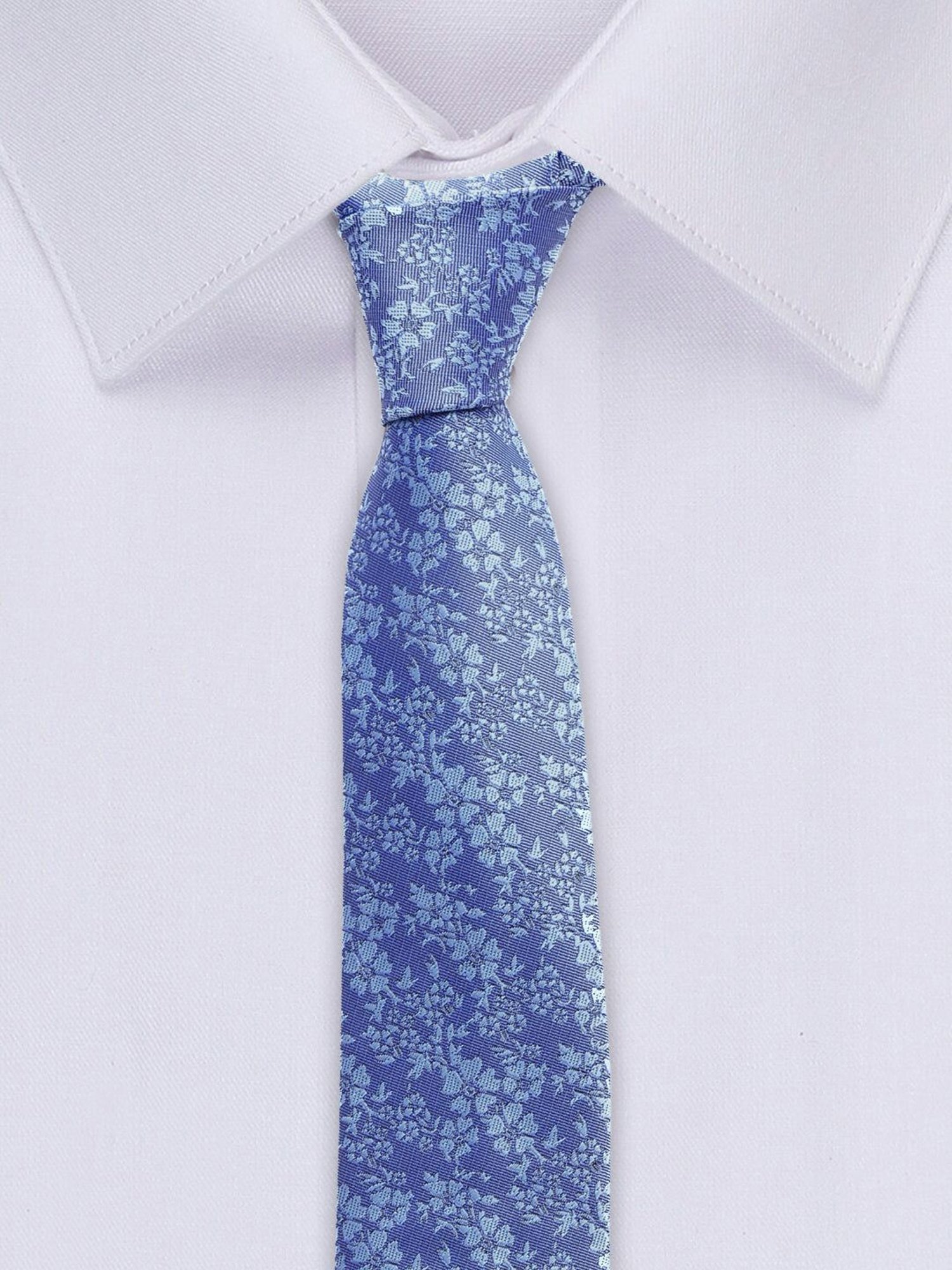 Louis Stitch Blue Printed Necktie Gift Set - Set of 3