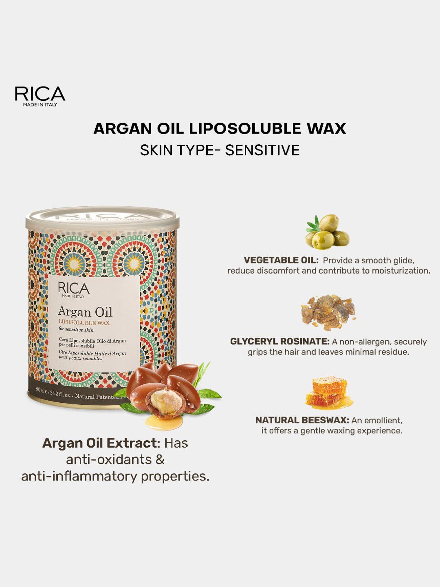Rica Lemon Wax Combo Kit 2