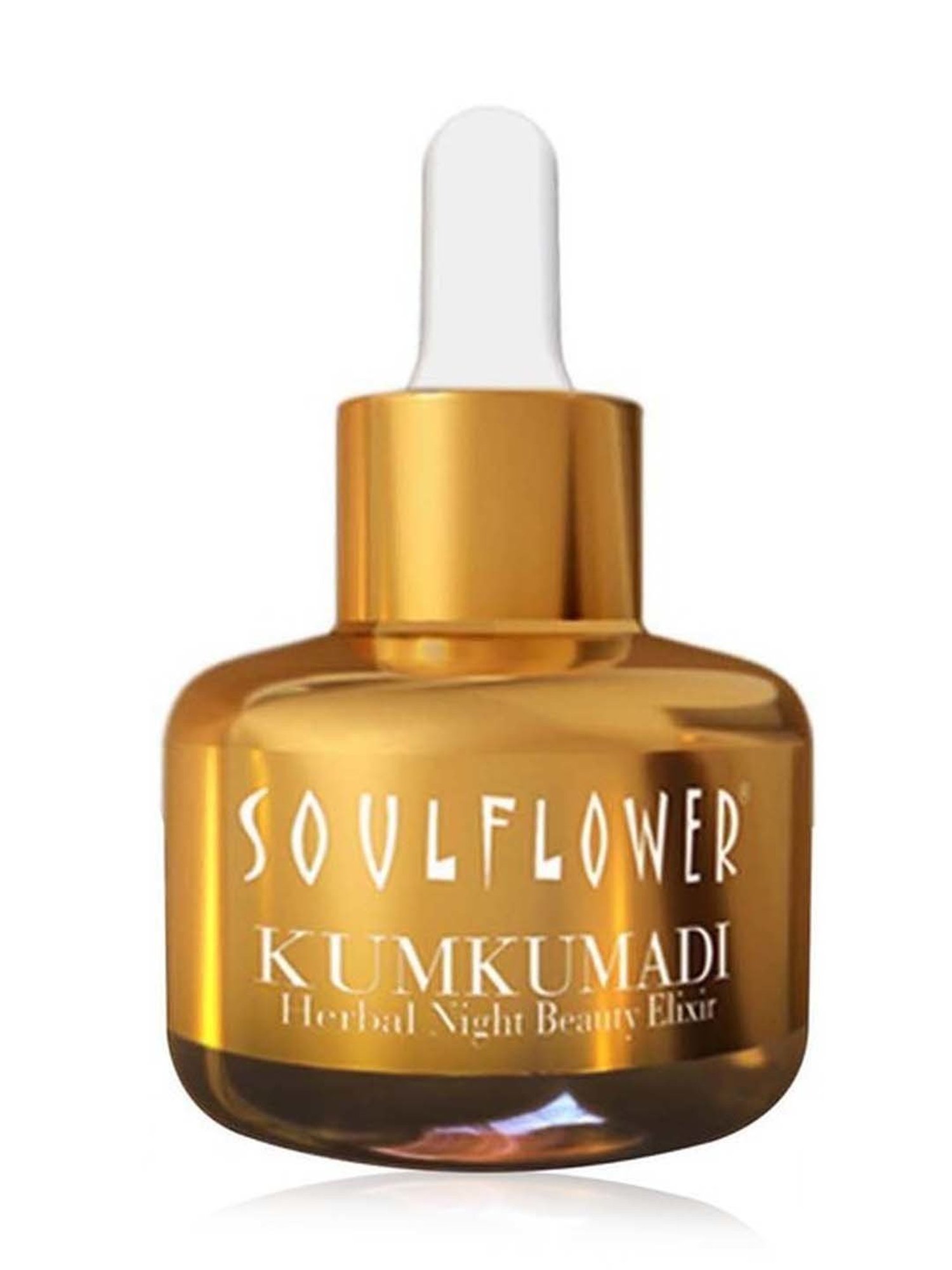 Soulflower Pure & Natural Kumkumadi Night Beauty Elixir - 30 ml