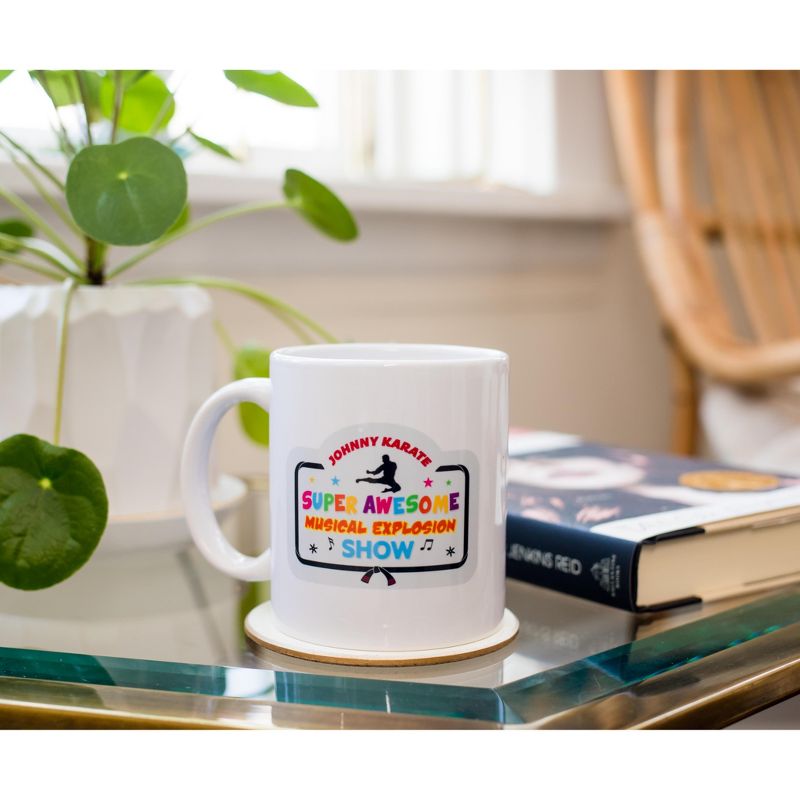Surreal Entertainment Parks and Recreation Johnny Karate Ceramic Mug | Holds 11 Ounces