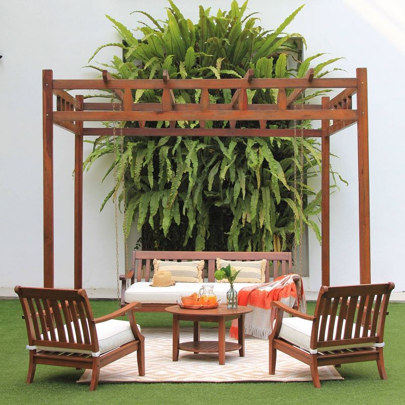 Sopra 3pc Outdoor Wood Chat Set - Cambridge Casual