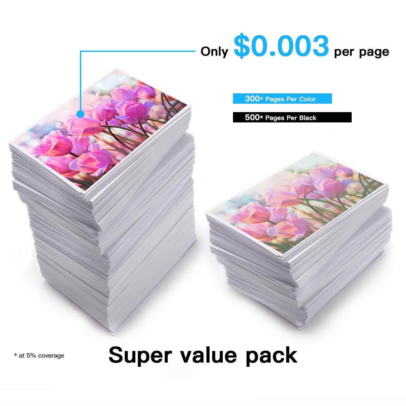 E-Z Ink (TM) Compatible Ink Cartridge Replacement for Canon PGI-250XL PGI 250 XL CLI-251XL CLI 251 XL to use with PIXMA MX922 MG5520 (3 Large Black, 3 Cyan, 3 Magenta, 3 Yellow, 3 Small Black) 15 pack