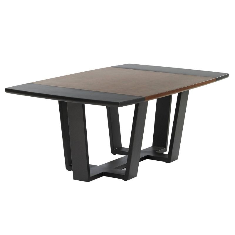 Contemporary Walnut Veneer Coffee Table Walnut Brown - Venus Williams Collection