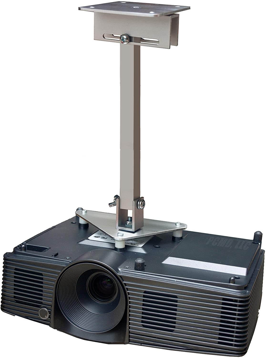 PCMD, LLC. Projector Ceiling Mount Compatible with Panasonic PT-TX340 TX340U TX430 TX430U with Lateral Shift Coupling (14-Inch Extension)