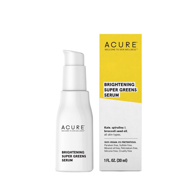 Acure Brightening Super Greens Serum - 1 fl oz