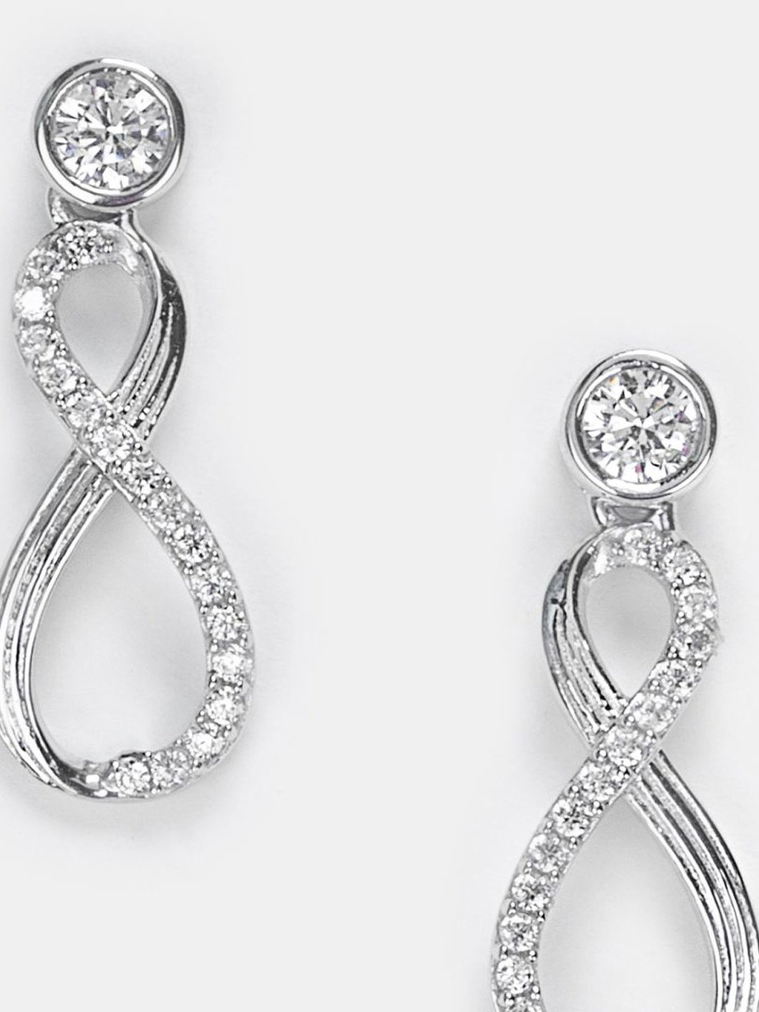 Shaya 92.5 Sterling Silver Infinite Possibilities Earrings for Women