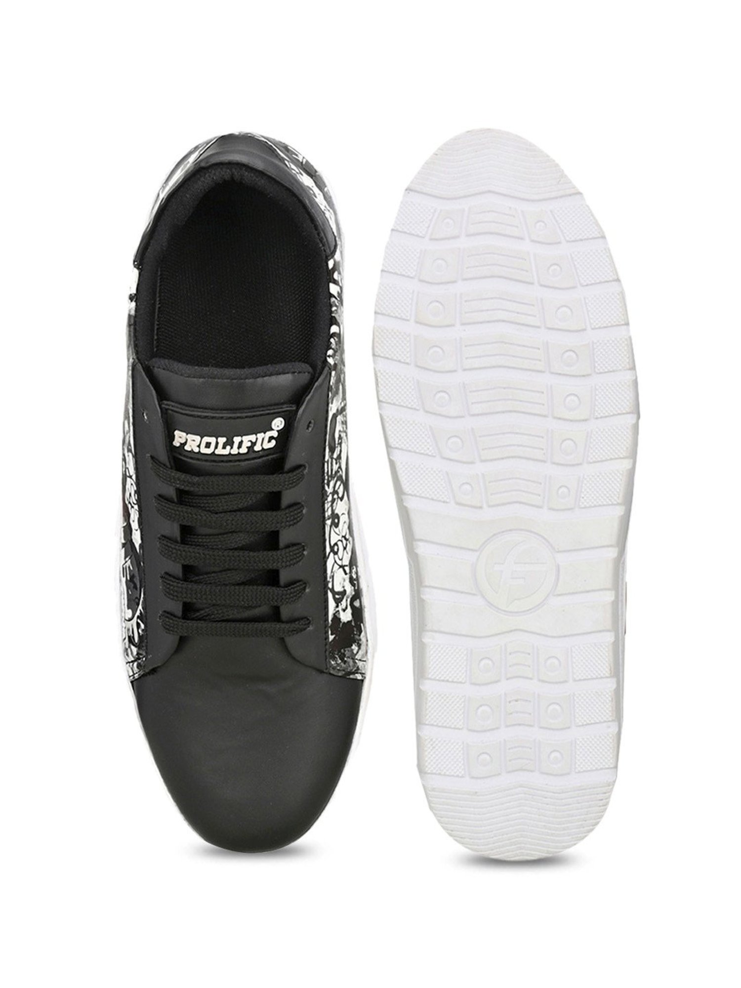 Prolific Men's Elite Black Casual Sneakers