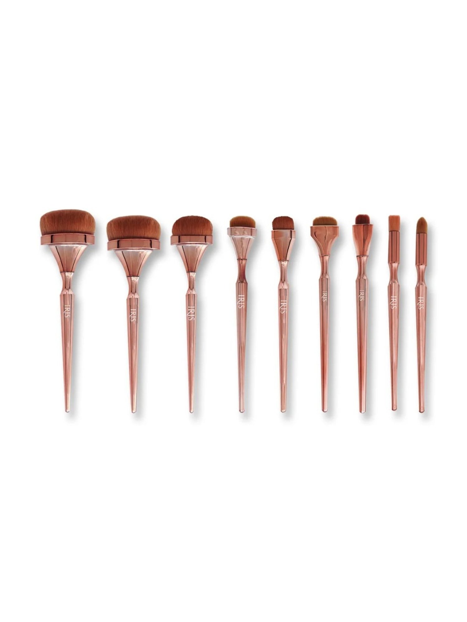 Iris Cosmetics Luminous 9-Piece Face Brush Set