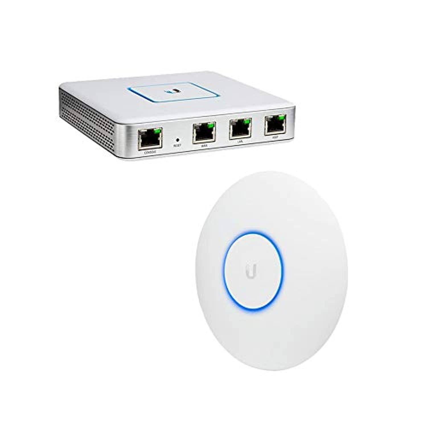 Ubiquiti UniFi Security Gateway Router USG Bundle with Unifi AP AC PRO UAP-AC-PRO 11ac PRO Wireless Access Point (USG-BD3)