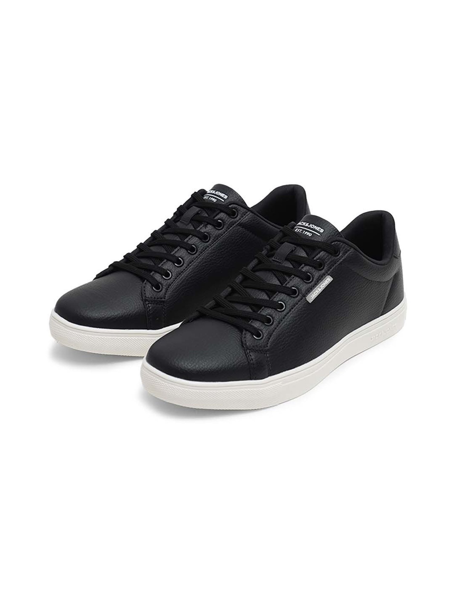 Jack & Jones Men's Jet Black Casual Sneakers